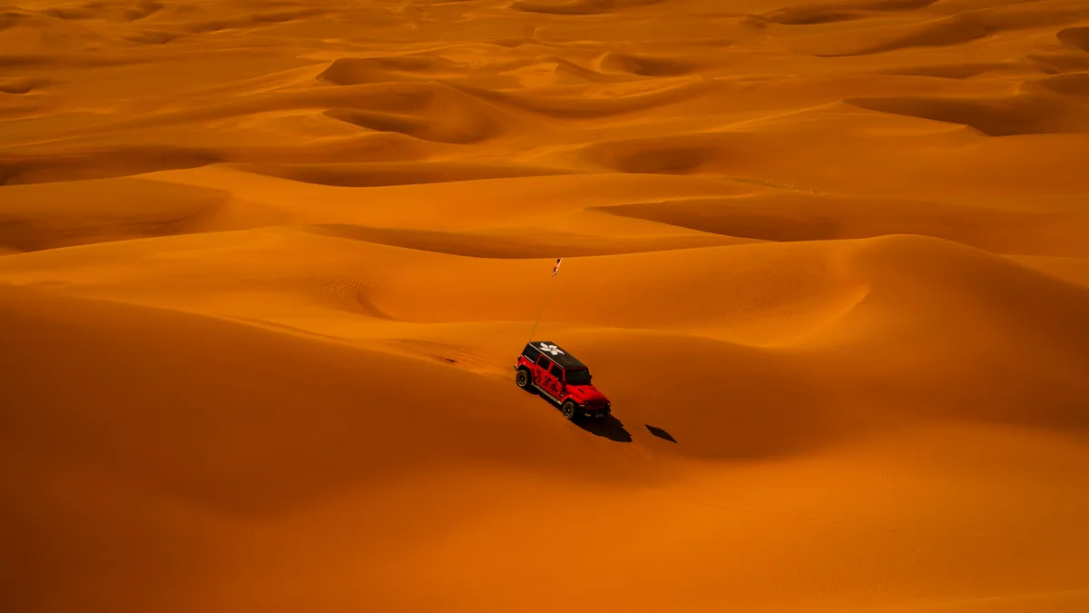 Détail du paysage et de l'étape liés à 4x4 namibie