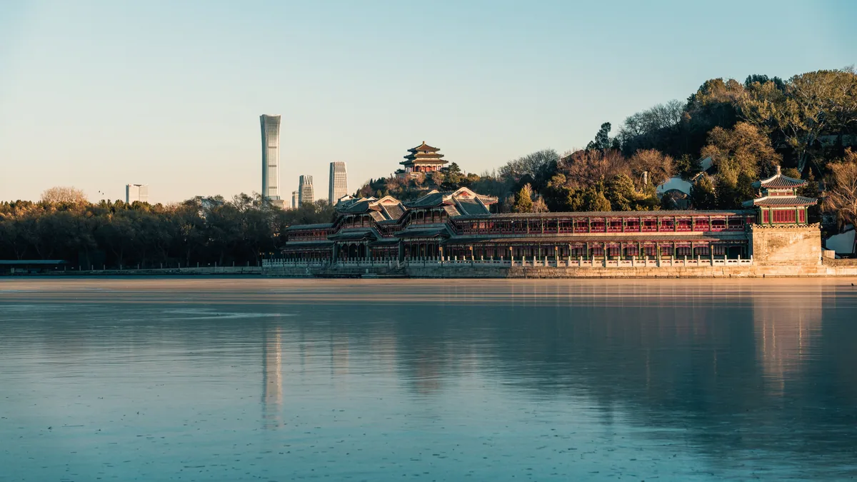 Détail du paysage et de l'étape liés à chine en famille