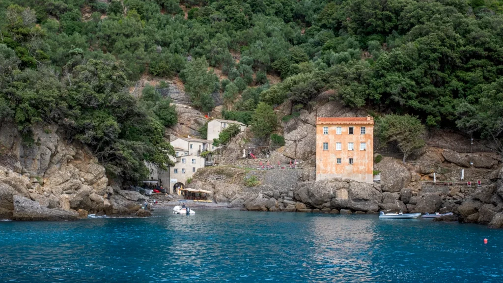 Paysage de voyage associé à gênes portofino