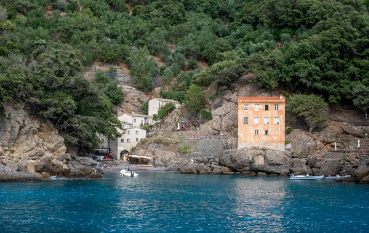 Paysage de voyage associé à gênes portofino