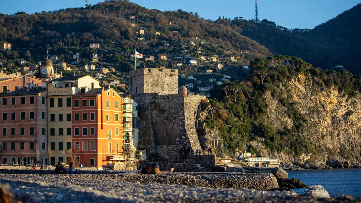 Détail du paysage et de l'étape liés à ligurie en famille