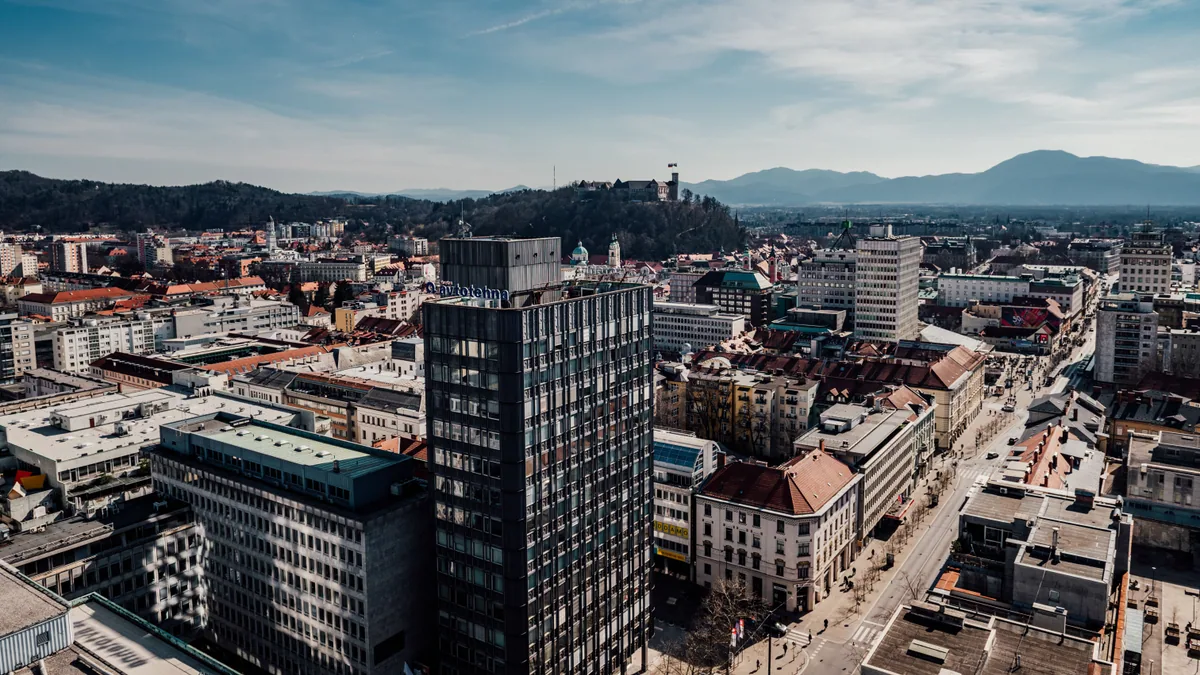Détail du paysage et de l'étape liés à ljubljana en famille