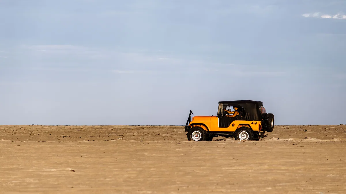 Détail du paysage et de l'étape liés à namibie sans 4x4