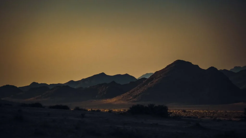 Paysage de voyage associé à voyage namibie en famille