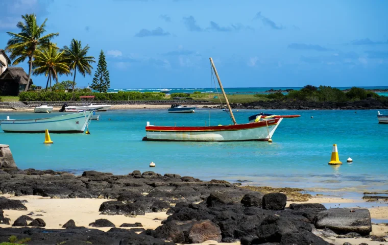 Paysage de voyage associé à où dormir île maurice famille
