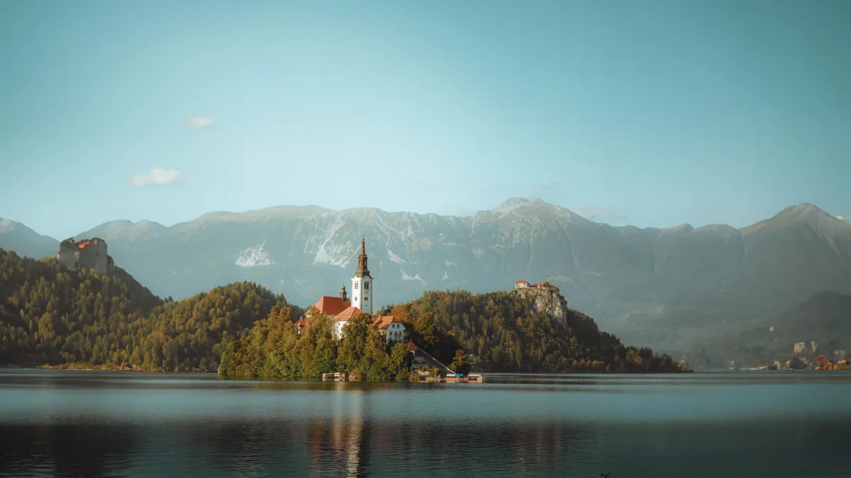 Détail du paysage et de l'étape liés à slovénie en famille