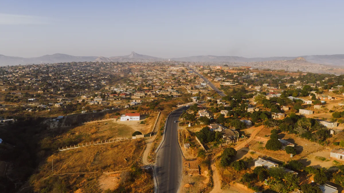 Détail du paysage et de l'étape liés à windhoek en famille