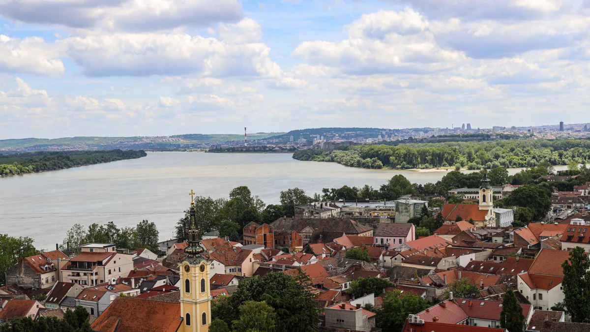 Détail du paysage et de l'étape liés à szentendre